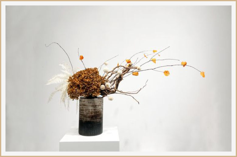 Flores secas Ikebana